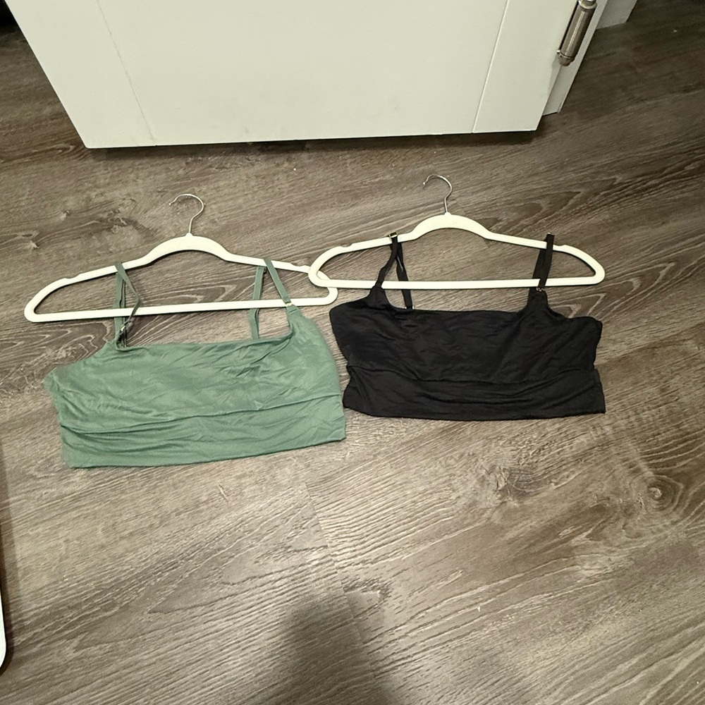 Set of 2 size large VS bralettes